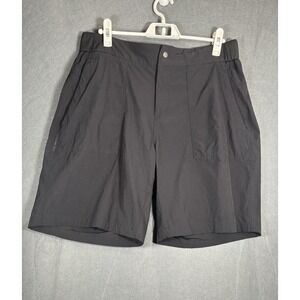 Reel Life Men's Hybrid Board Shorts XL Black Quick Dry Nylon Spandex Casual